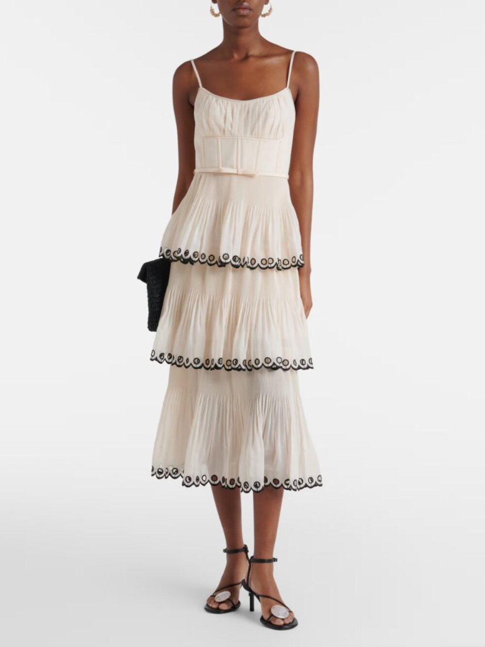Zimmermann Embroidered bustier dress
